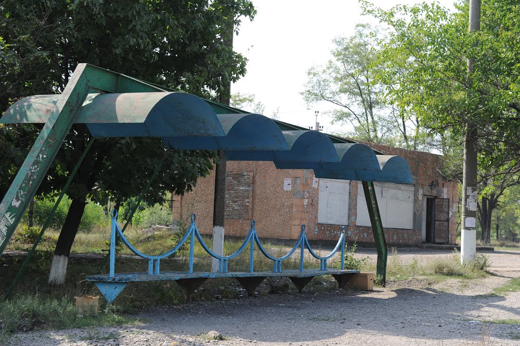 Автобусная остановка ш.78 в стиле 70-х, Вахрушево