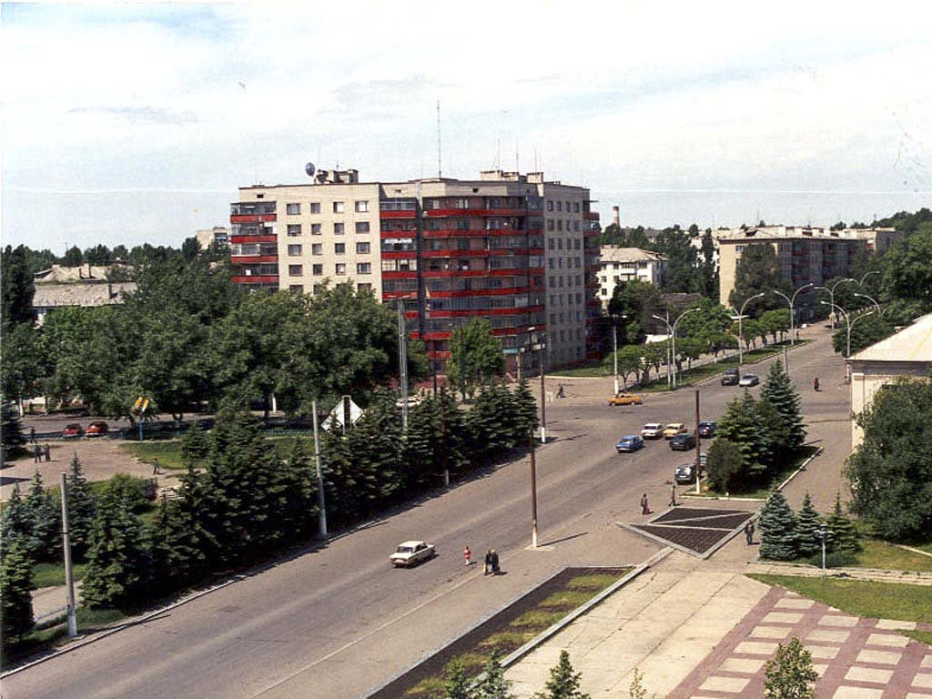 Центр - Вид с гостиници, Есауловка