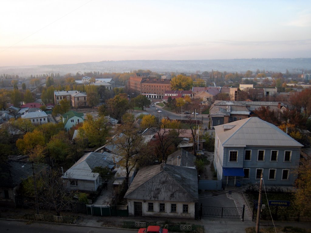 Старый центр города. The old downtown., Луганск