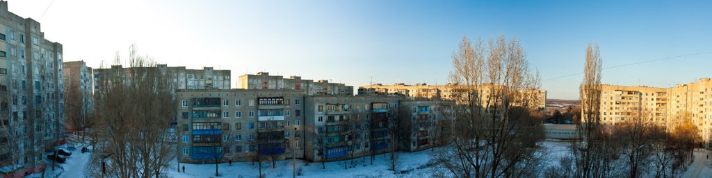 Вид с моего балкона 14 дома (40 лет), Первомайск