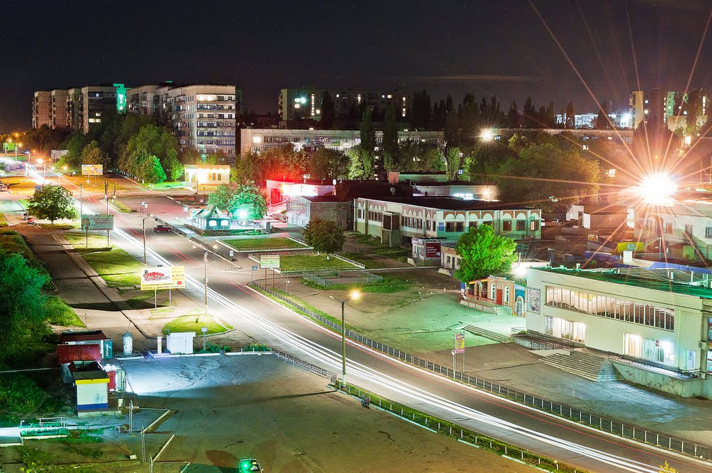 Вид с крыши на манеж, Первомайск