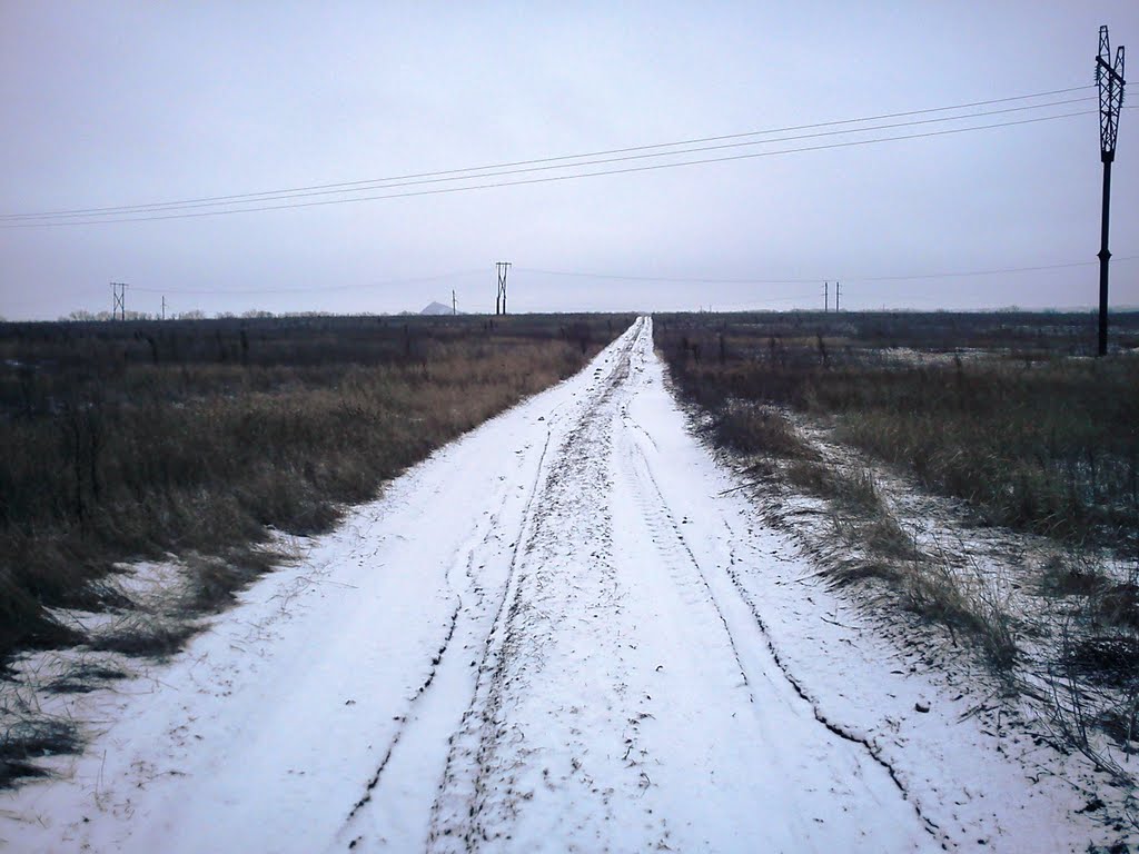 Road in the field, Ровеньки