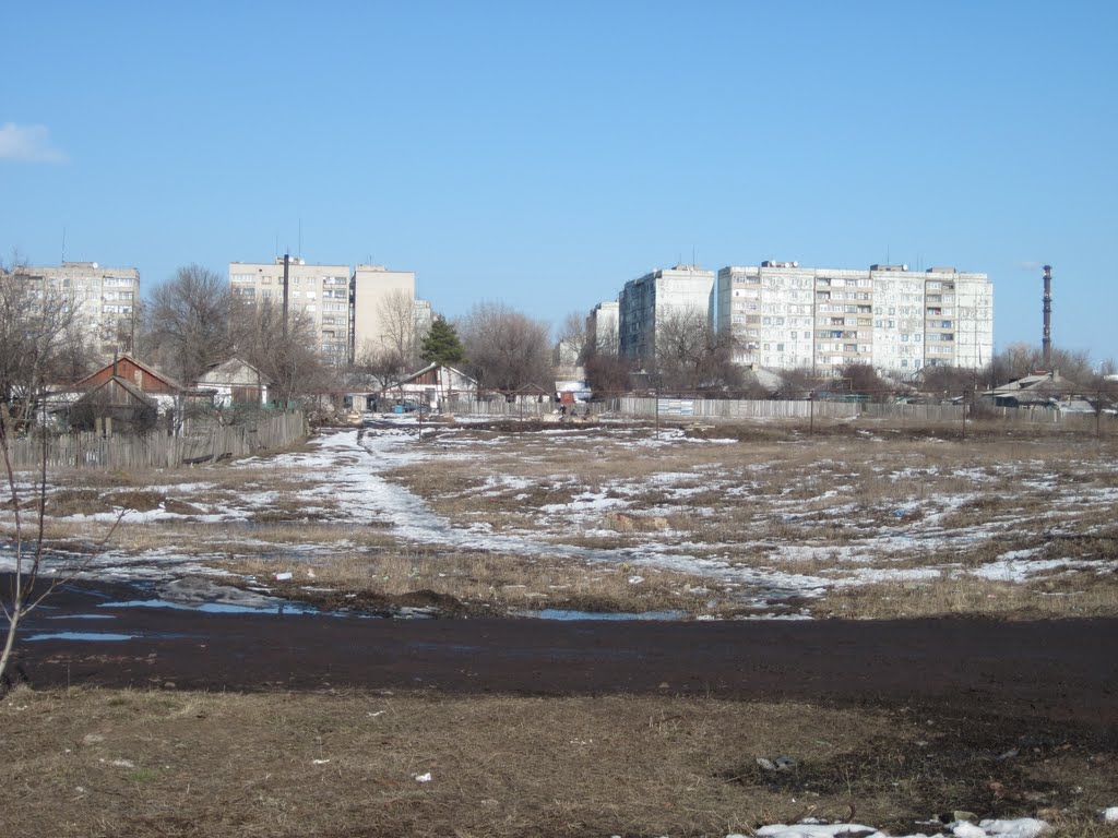 Вид на кв. 60 лет со стороны кв. Центральный, Свердловск