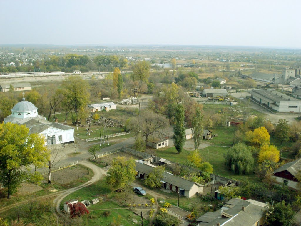 Вид на Старобельск с элеватора, Старобельск