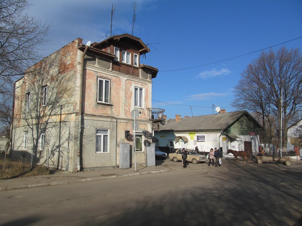 симпатичний будинок (Міцкевича 43) * nice old house, Борислав