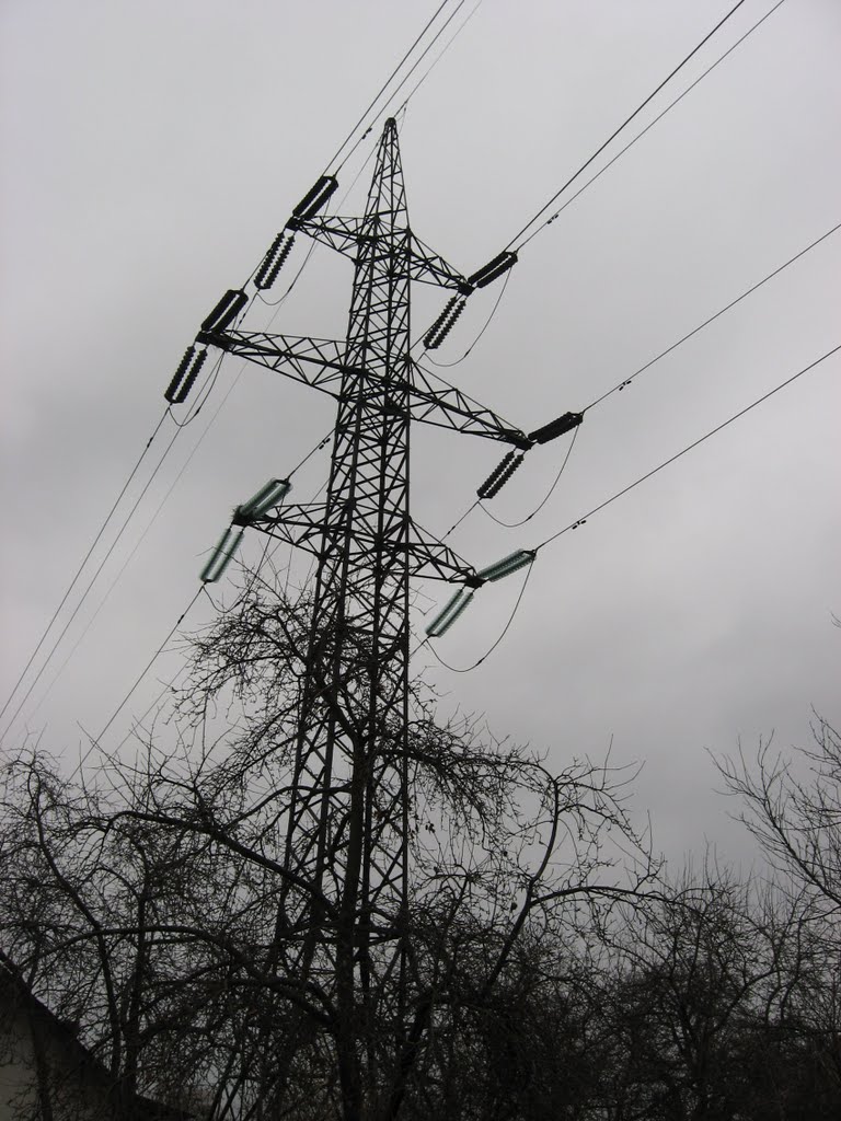 Опора ЛЕП / Transmission tower, Винники