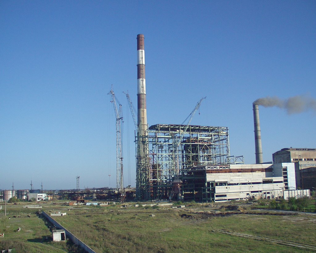 New power station in the Buildin, Добротвор