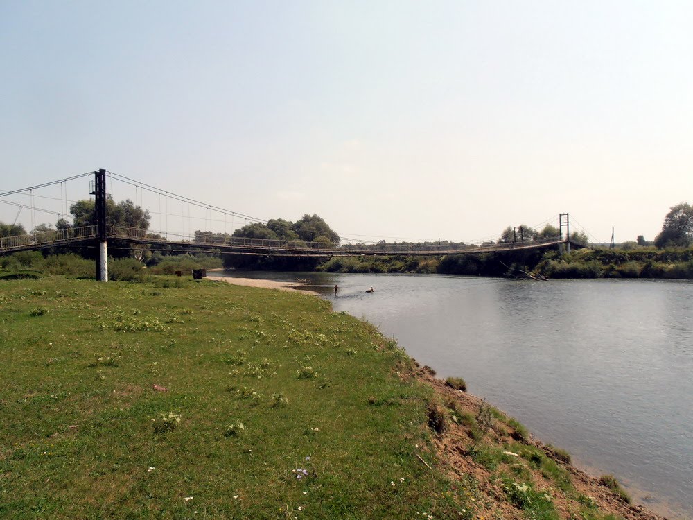 Bridge on the Stryi river near Zhydachiv town, Жидачов