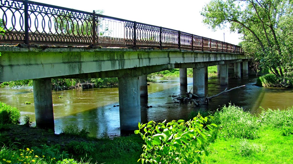 Мост через Западный Буг в Забужаны., Каменка-Бугская
