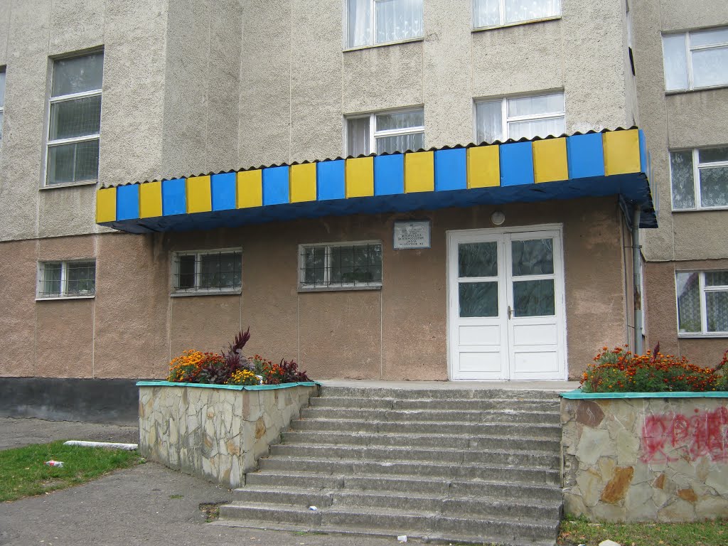 Середня Мостиська Школа №2 . Головний вхід, Мостиска