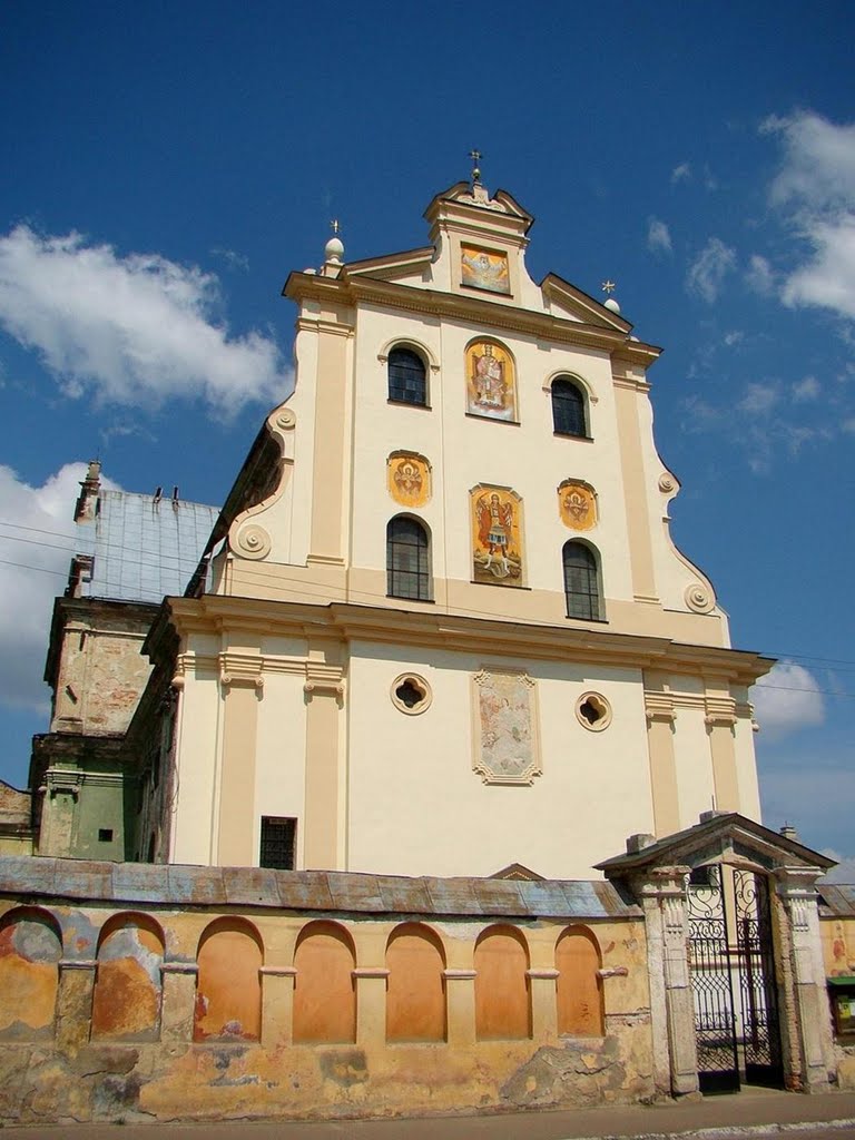 Жовква - домініканський костел, Zhovkva - Dominicans church Żółkiew - kościół dominikanów, Нестеров