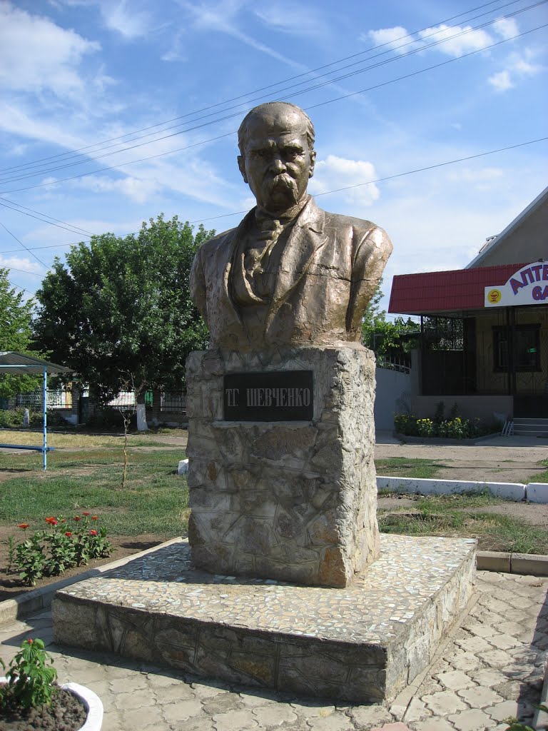 Памятник поэту Тарасу Григорьевичу Шевченко в Веселиново (1956 год), Веселиново