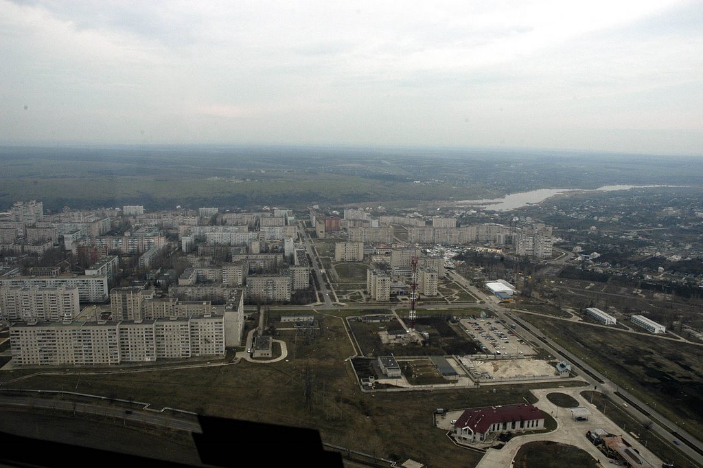 Yuzhnoukrainsk from helicopter 3, Южноукраинск