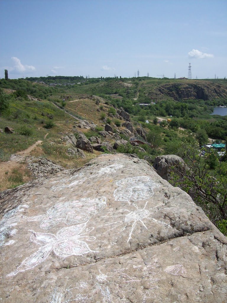 Скалы над Бугом., Южноукраинск