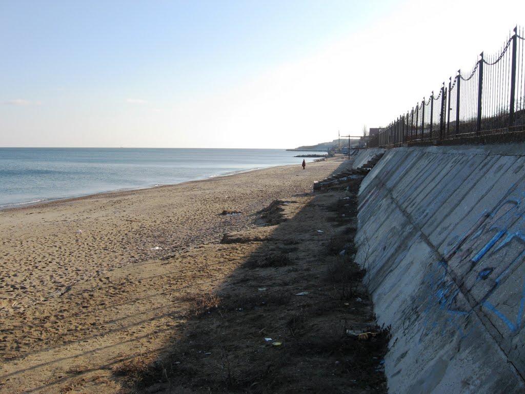 Пляж Бугово, Март 2010, Ильичевск