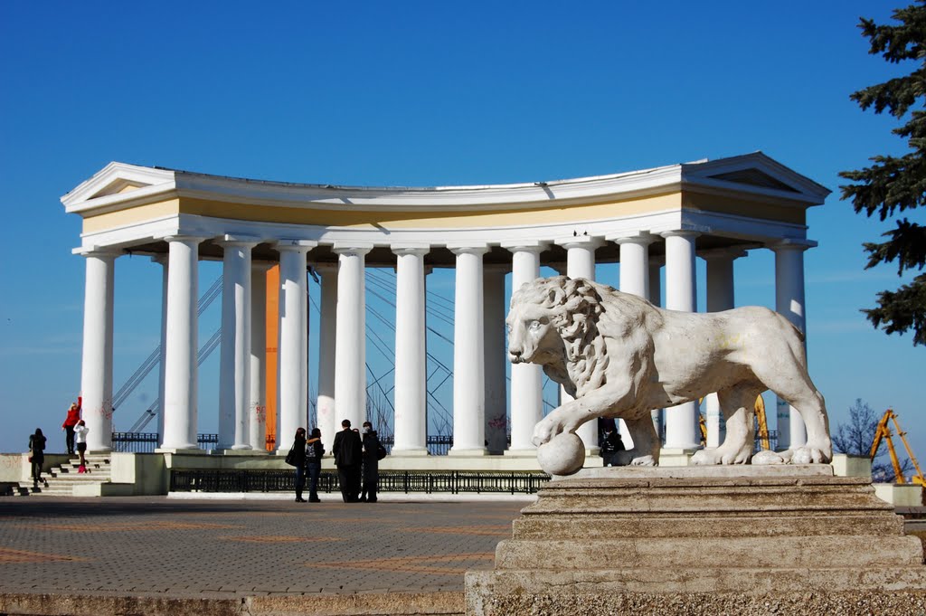 The lion: swallowing the column, Одесса
