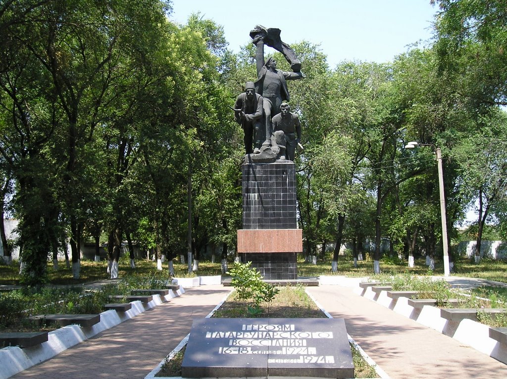 Tatarbunary Rising in Arms Monument, Татарбунары