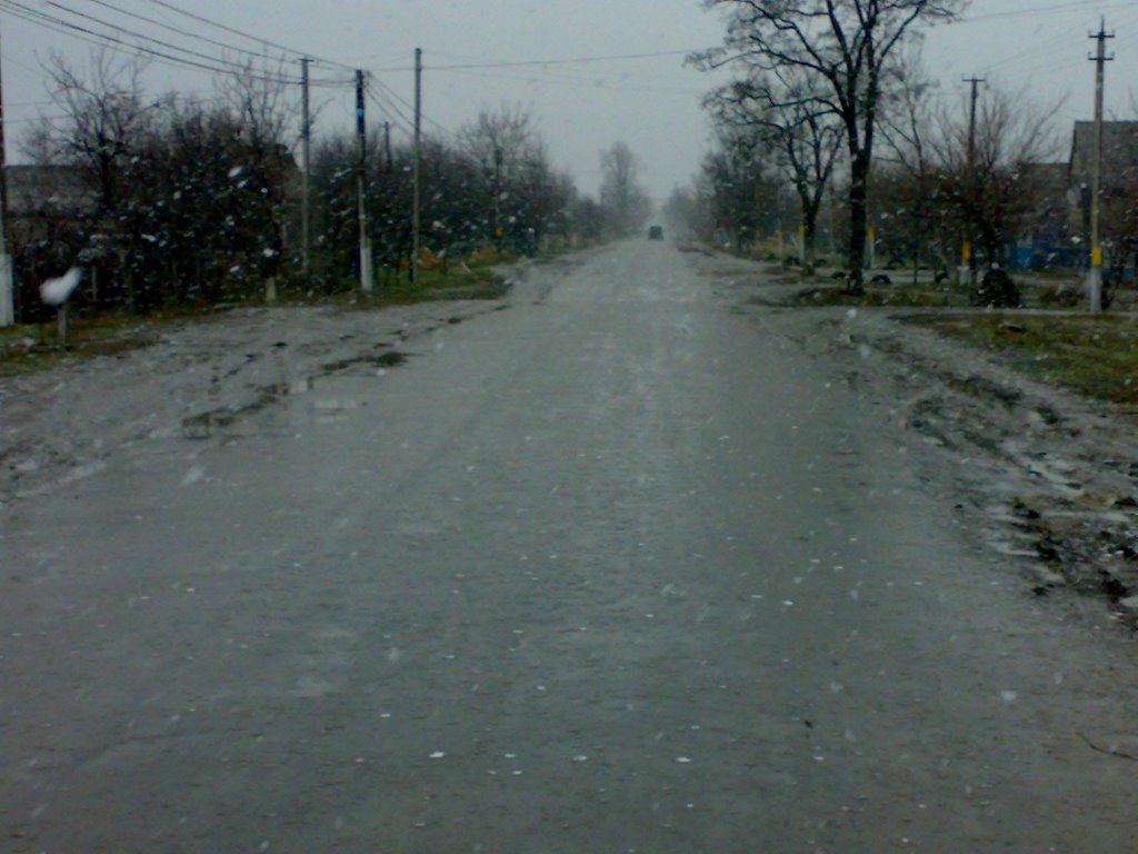 ул.Ленина зимой, Ширяево
