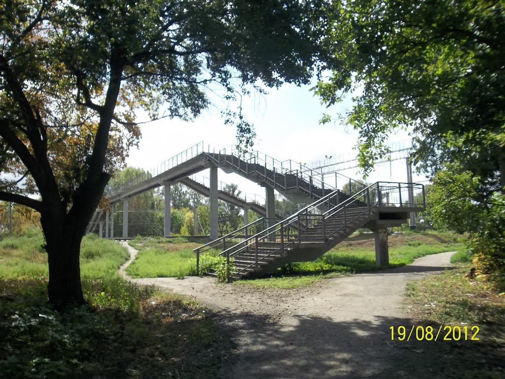 Пешеходный мост через Ж/Д, Карловка