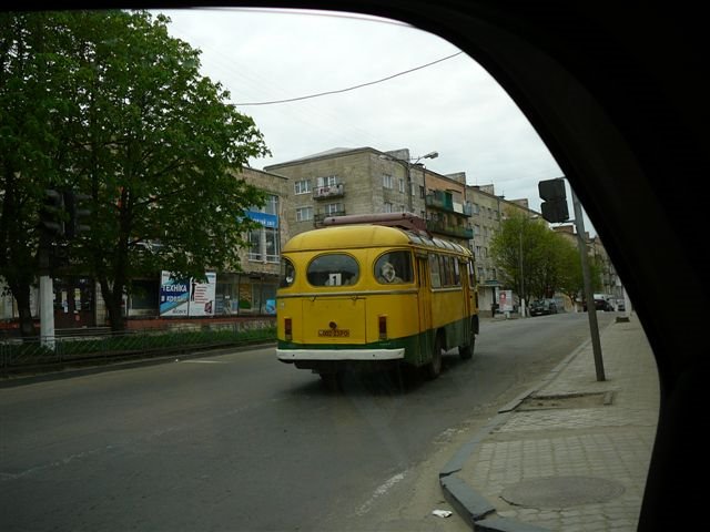 oldschool bus in Dubno, Дубно