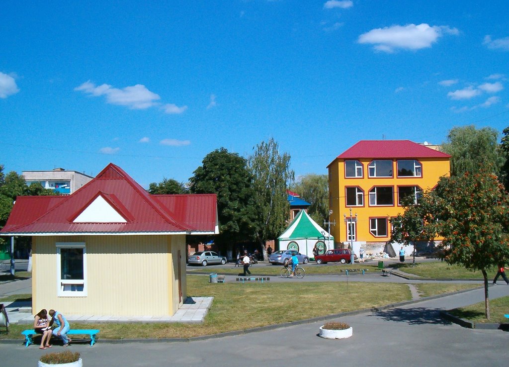 Кіоск у центрі Костополя, Костополь