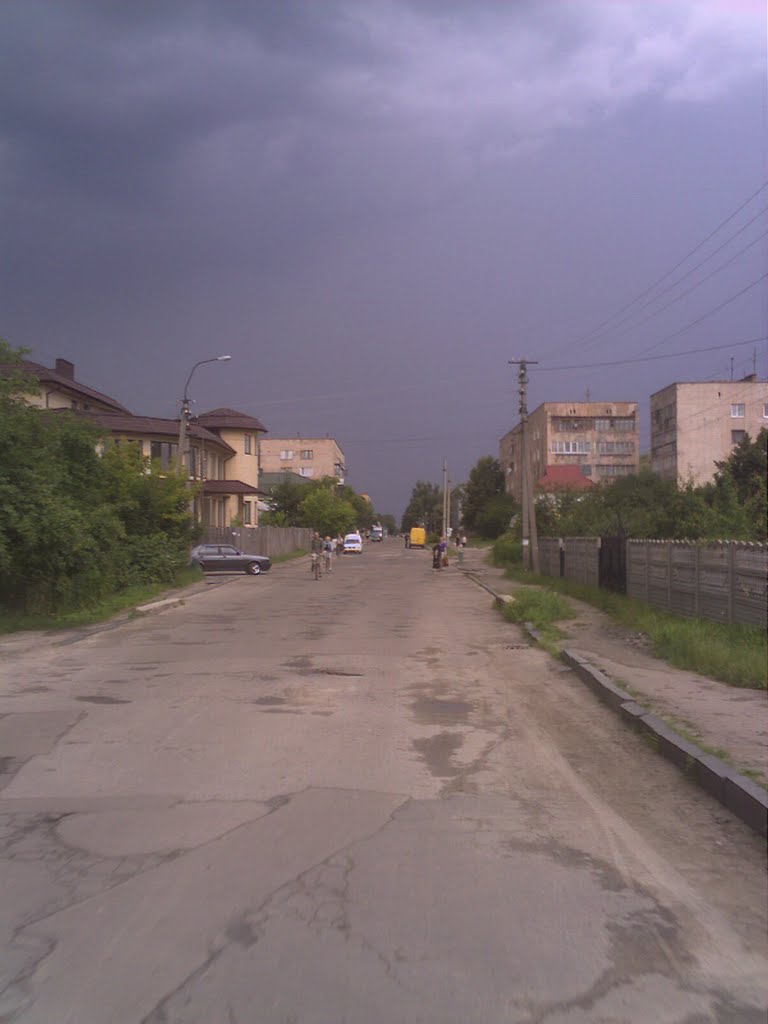 вул. Грушевського (перед грозою:)), Костополь