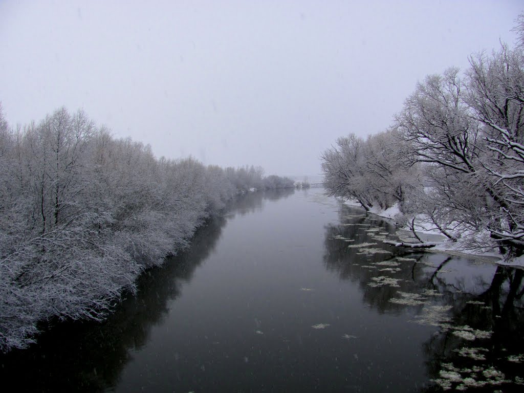 Р. Стыр-зимой., Кузнецовск