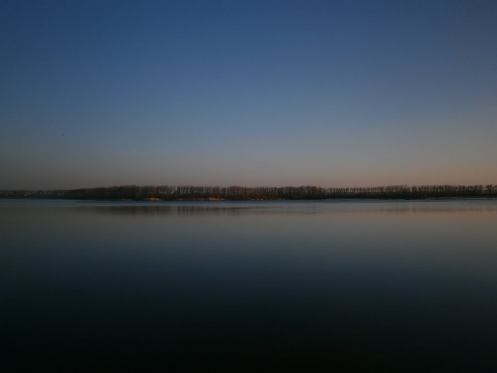 River Ikva Sunset Mlyniv, Млинов