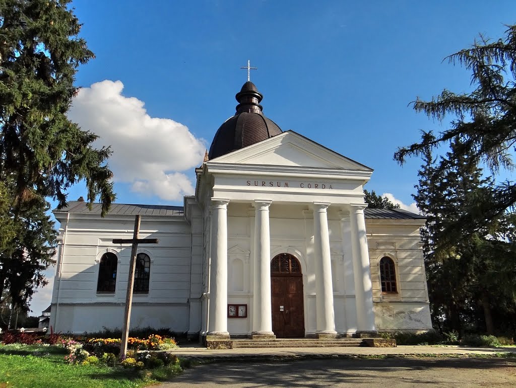 Острог - костел Успіння Діви Марії, Оstroh - church,Kościół w Ostrogu, 1442, 1897, Острог