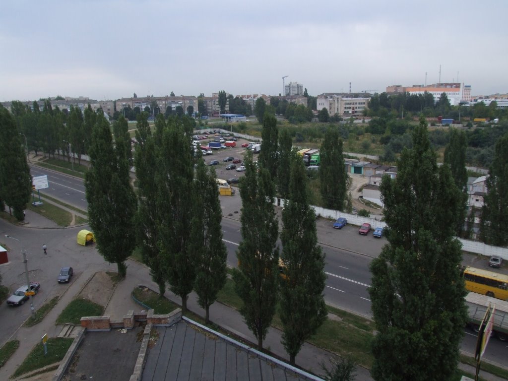 Rivne from above, Ровно