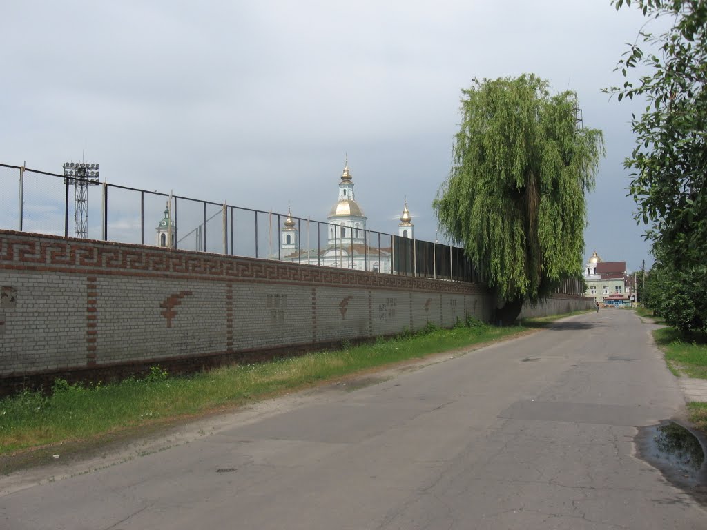 стіна стадіону "Нафтовик" ♦ stadium wall, Ахтырка