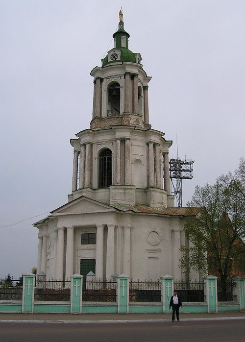 Bell tower of Pokrovskiy cathedral. Дзвінниця Покровського собору. Колокольня Покровского собора, Ахтырка