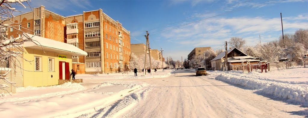 Вулиця Макаренка, зима 2011 року - st. Makarenko , Winter 2011, Белополье