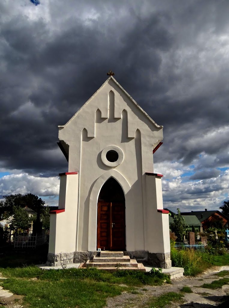 Бережани - каплиця на цвинтарі,  Berezhany - chapel, Бережаны