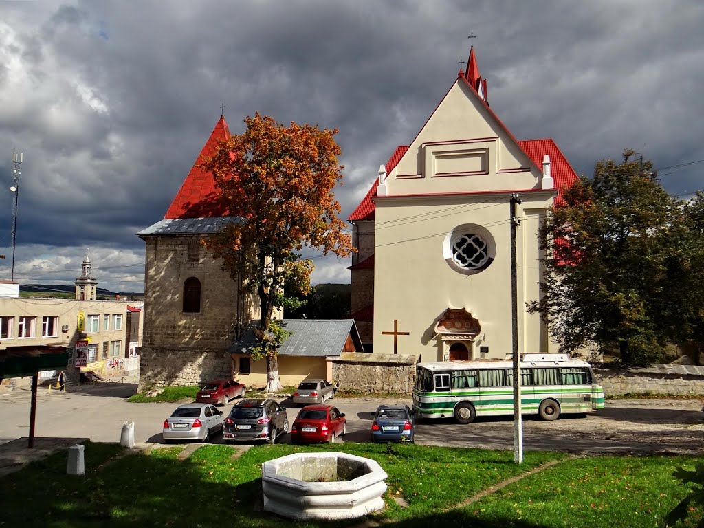 Бережани - Петропавлівський костел, Berezhany - St. Peter and Paul church, 1600-1685, Бережаны