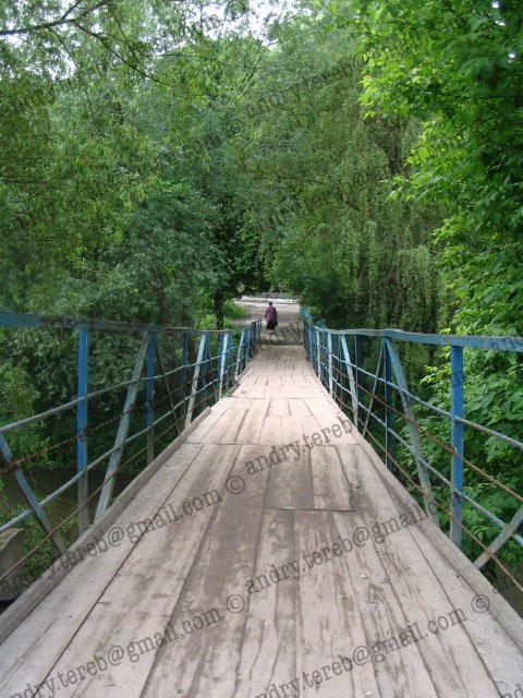 Small bridge across Strypa river, Бучач