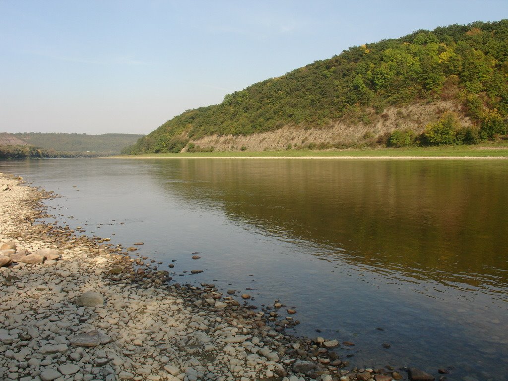 Dnister river, Днестр в Добровлянах, Залещики