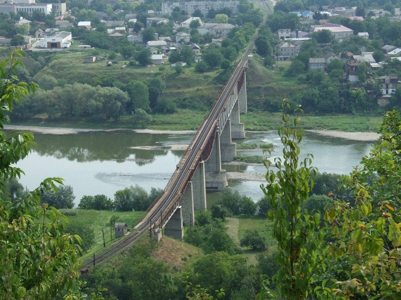 Most kolejowy, Залещики