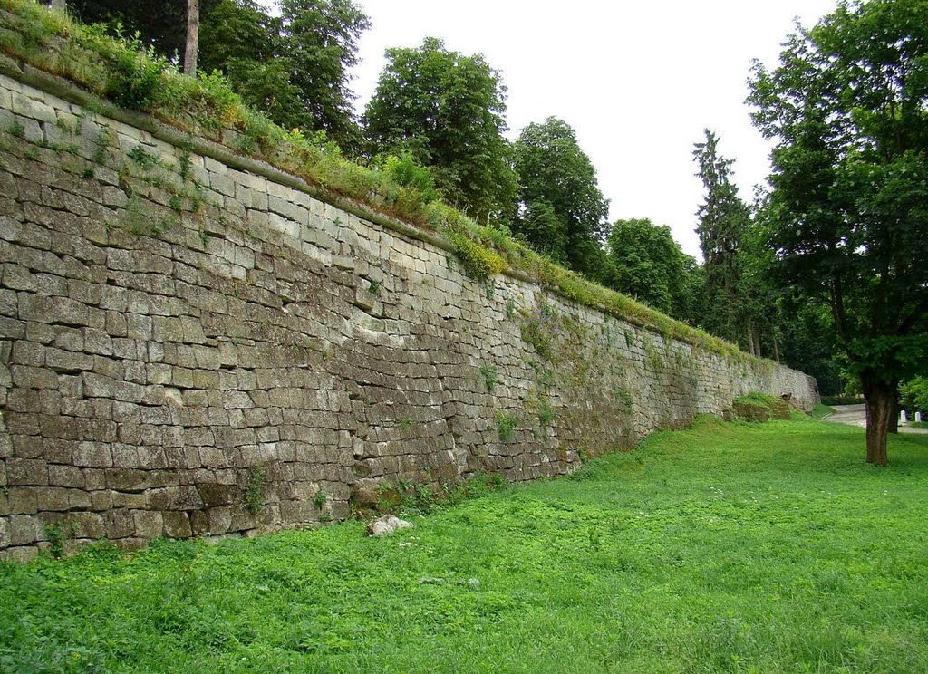 стіни Збаразької фортеці, walls of the fotess, Збараж