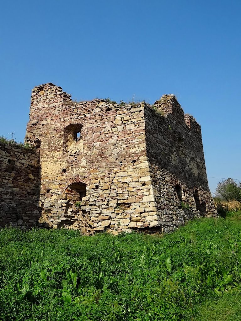 Золотий потік - Західна башта замку, Zolotyi Potik - castle, Золотой Поток - башня замка, Potok Złoty - zamek, Золотойпоток