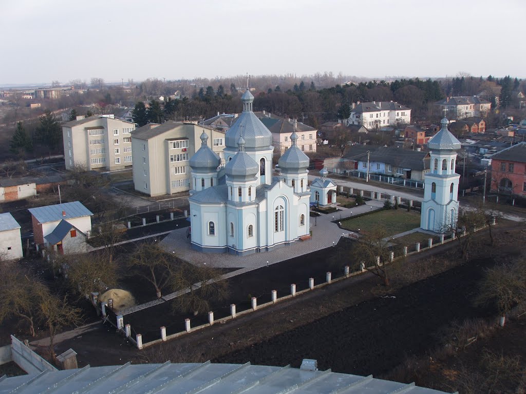 Церква фото з зерносховища., Козова