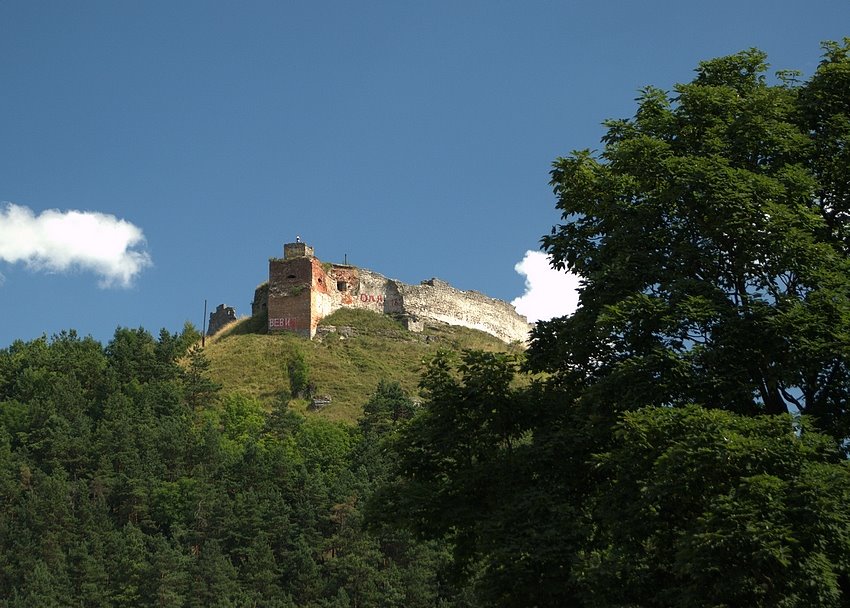 Kremenets (Krzemieniec), widok na górę Bony, Кременец