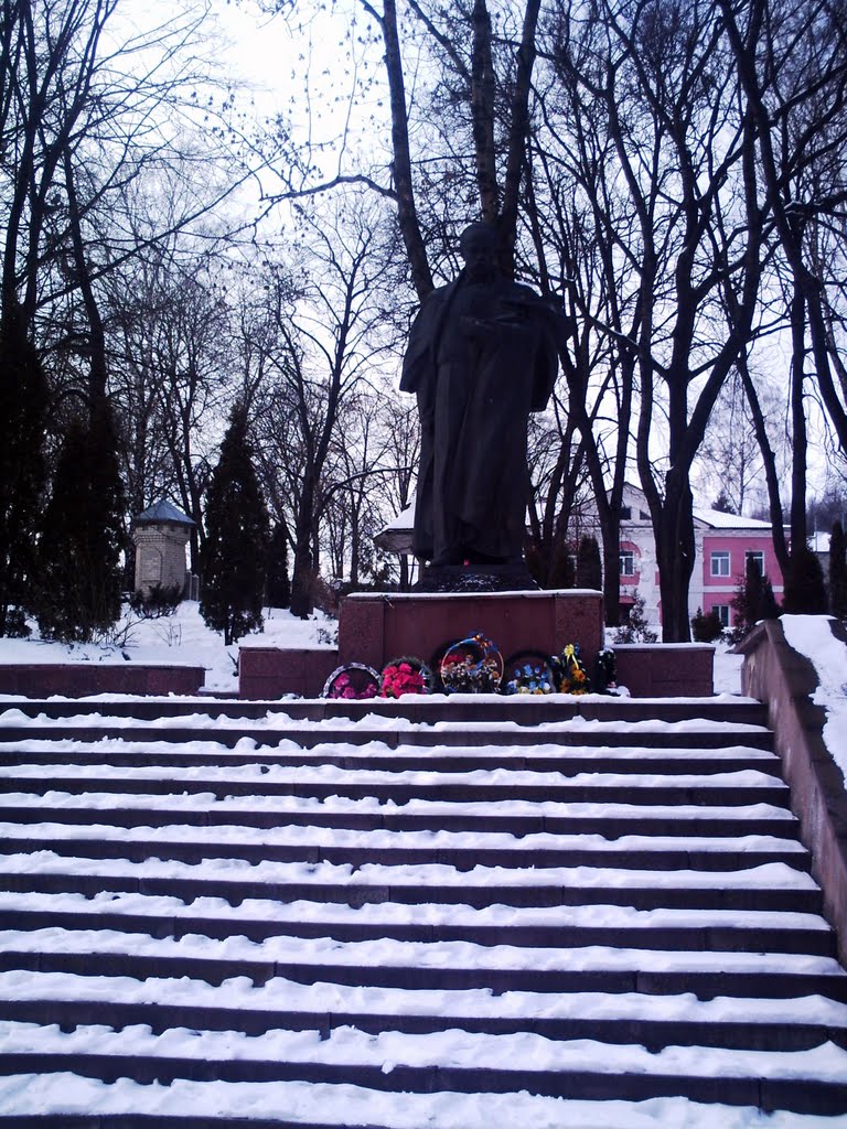 Памятник Т.Г.Шевченку, Кременец