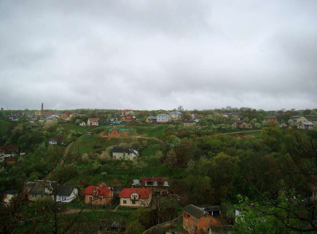 вид на захід Теребовлі, view on west of Terebovlya, Теребовля