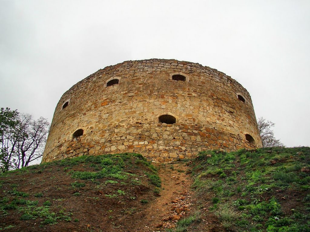 Теребовля - велика башта замку, Terebovlya - big tower of the castle, Trembowla - zamek, Теребовля