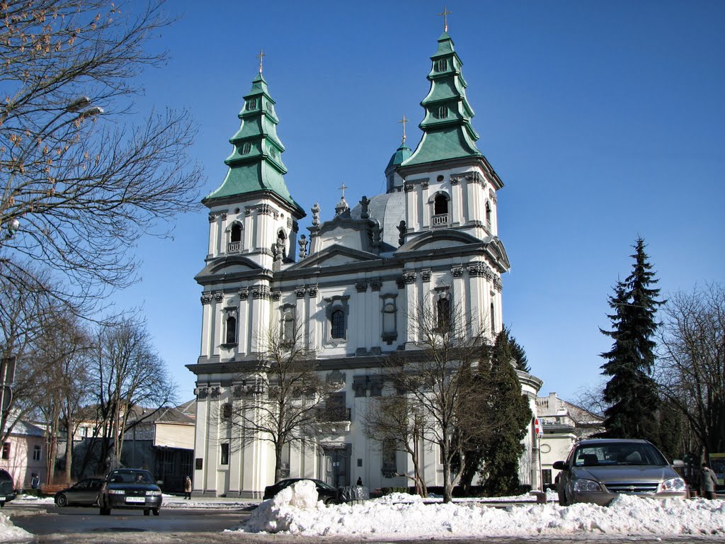 Cathedral church in the Ternopil (Церква непорочного зачаття Святої Марії), Тернополь