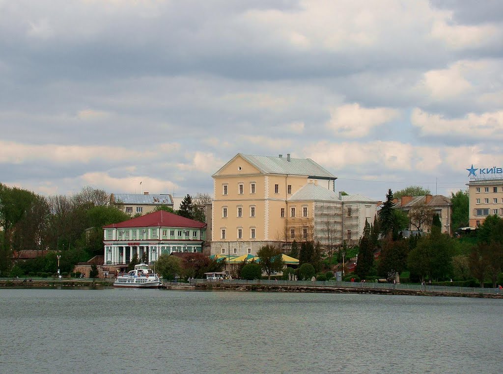 Тернопіль - замок над ставом, Ternopil - castle, Тернополь