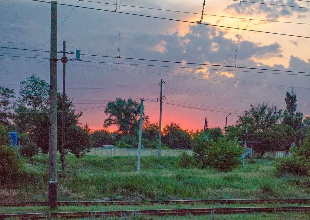 Рассвет на станции Балаклея., Балаклея