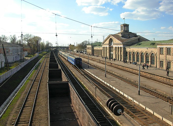 Central railway-station in Lozovaya, Ukraine, Лозовая