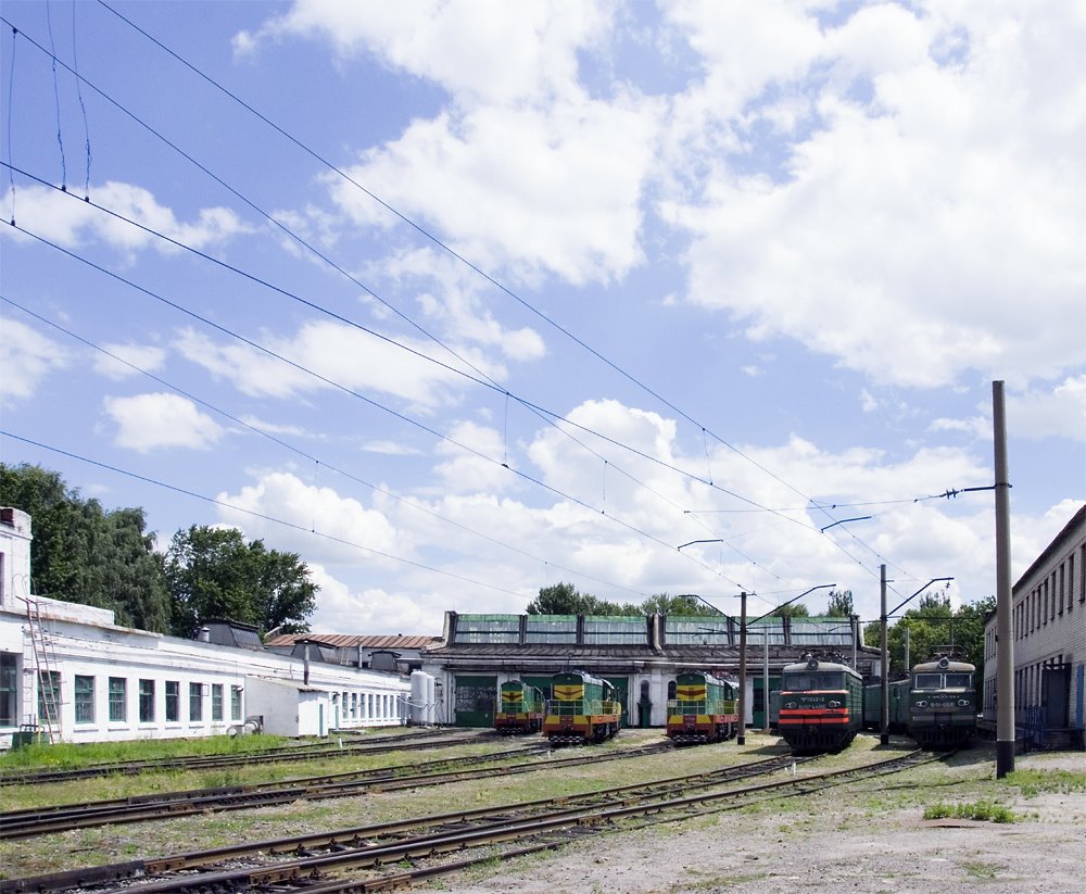 Railway depot at Lozovaya (Lozova), Ukraine, 2007, Лозовая